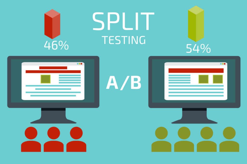 A/B split testing