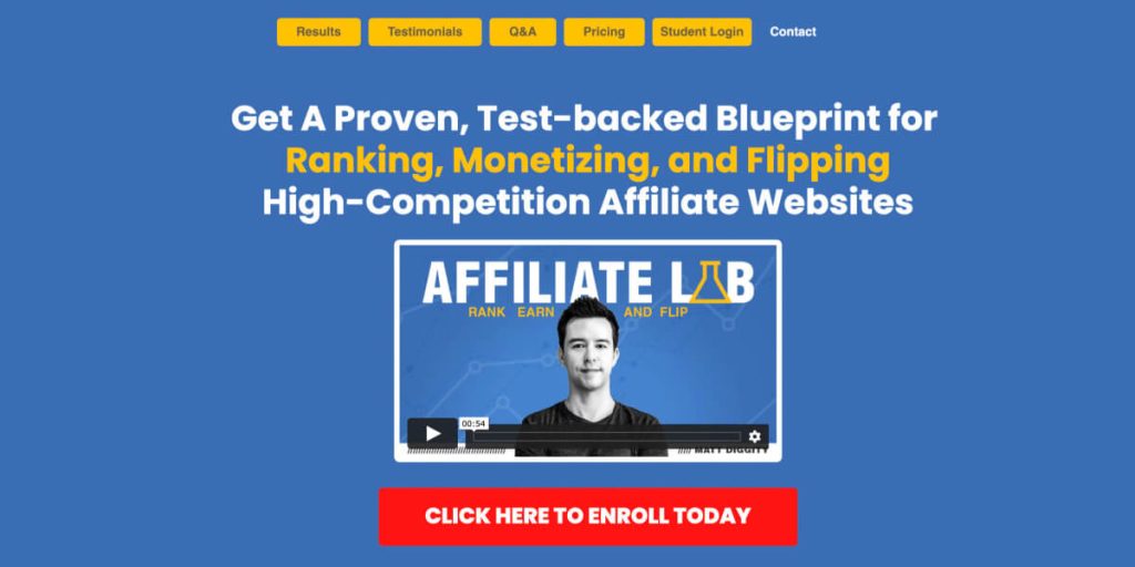 The Affiliate Lab by Matt Diggity