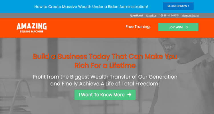 Amazing Selling Machine affiliate program