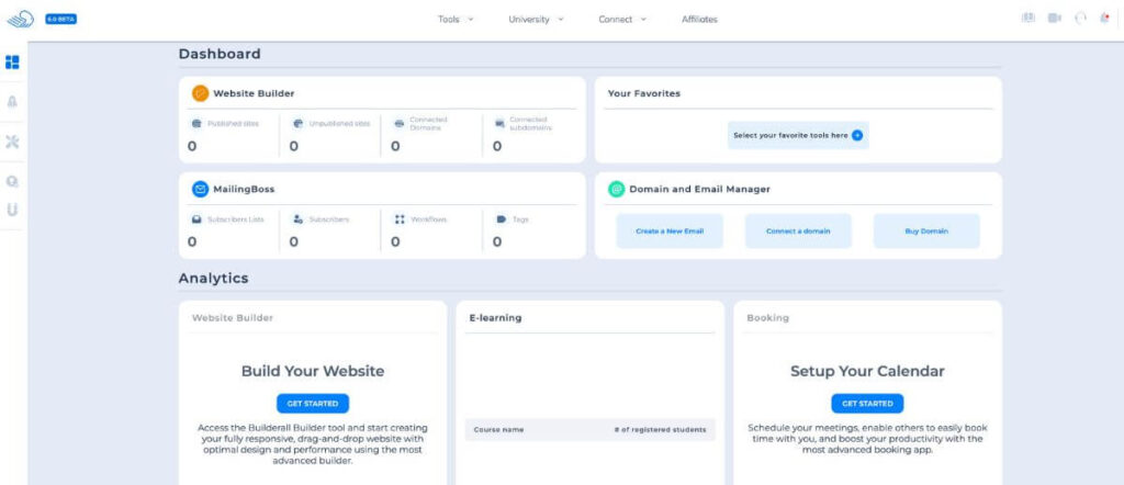 Builderall Dashboard