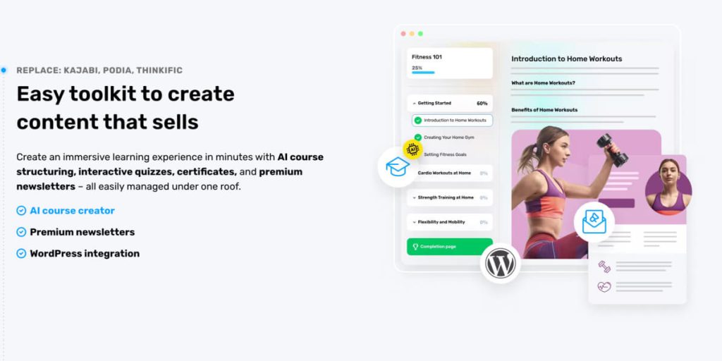 GetResponse content creator feature