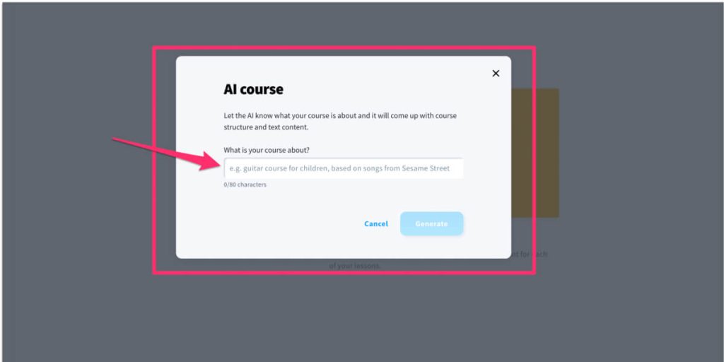 AI prompting to create your course outline