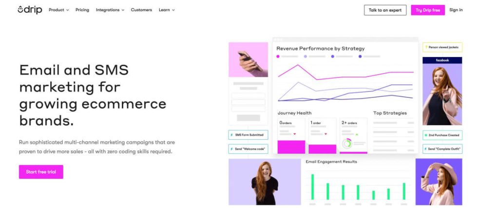 Drip email marketing