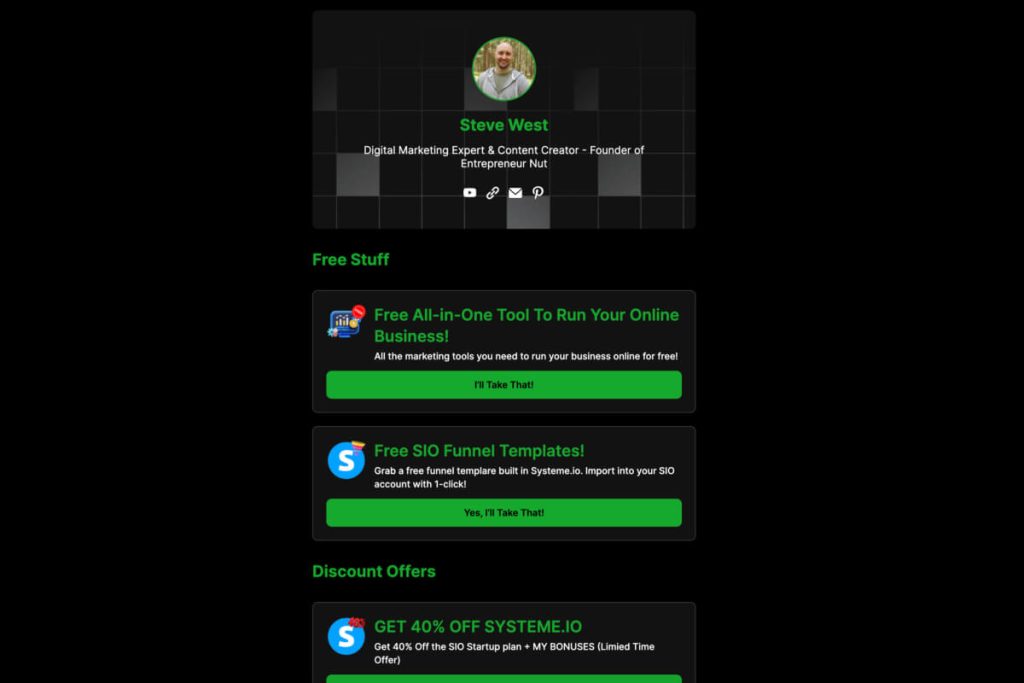 Entrepreneur Nut SIO digital store