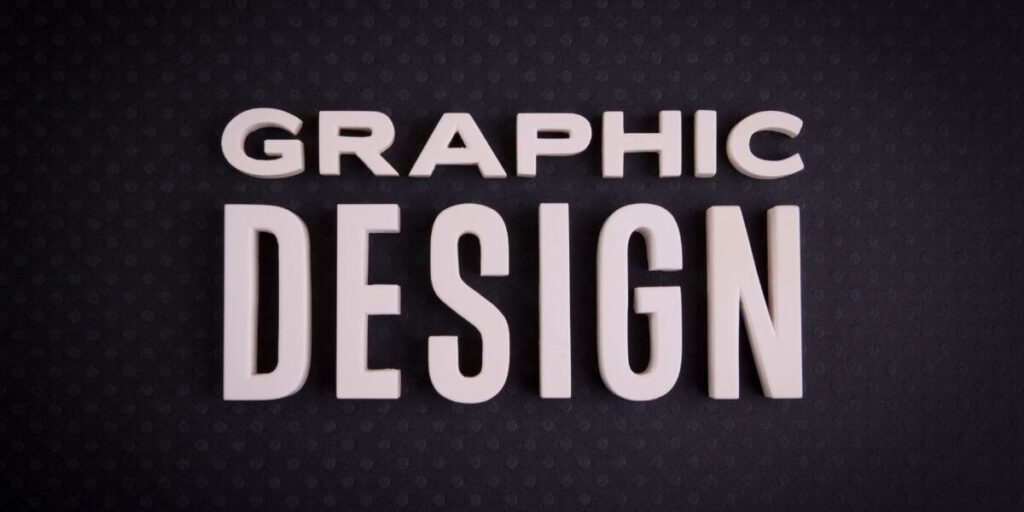 A sign for graphic design