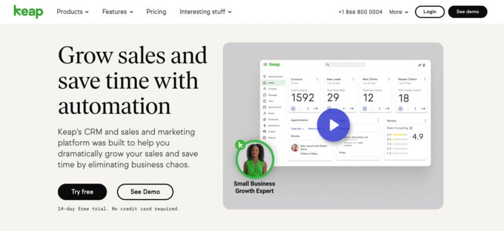 Keap a.k.a InfusionSoft