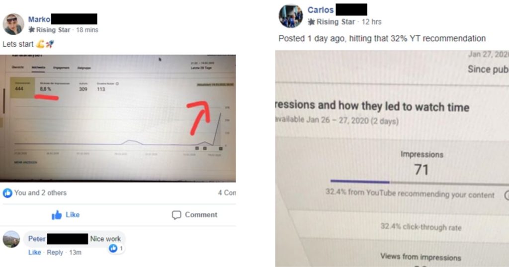 More students results