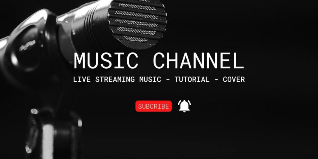 Create music channel without showing face