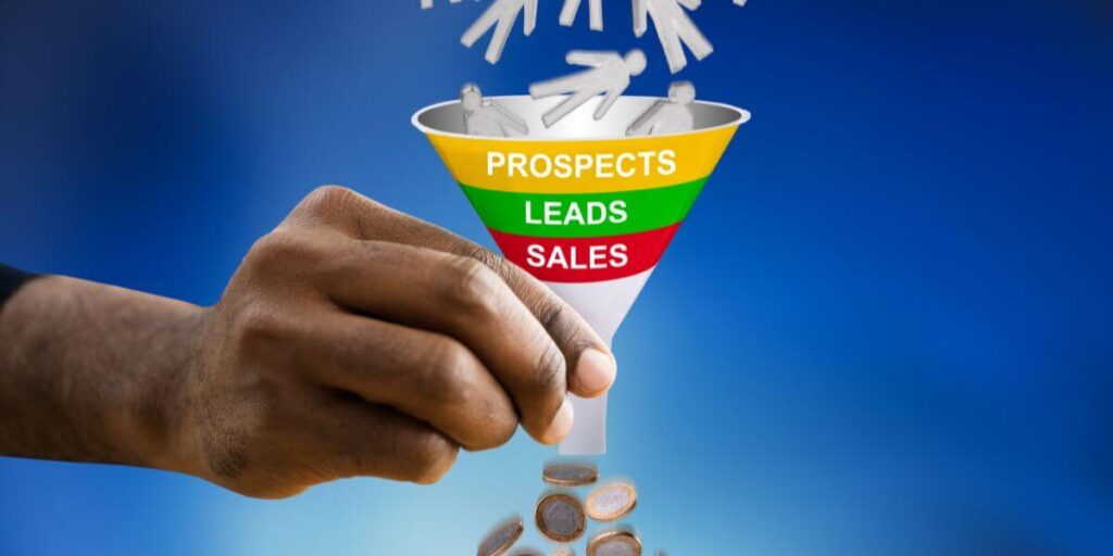 Sales funnel concept