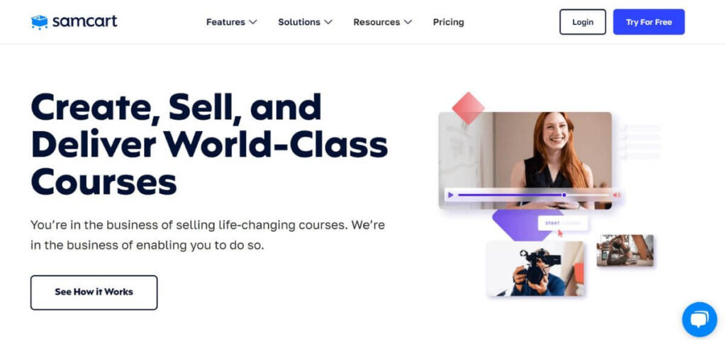 SamCart course creator