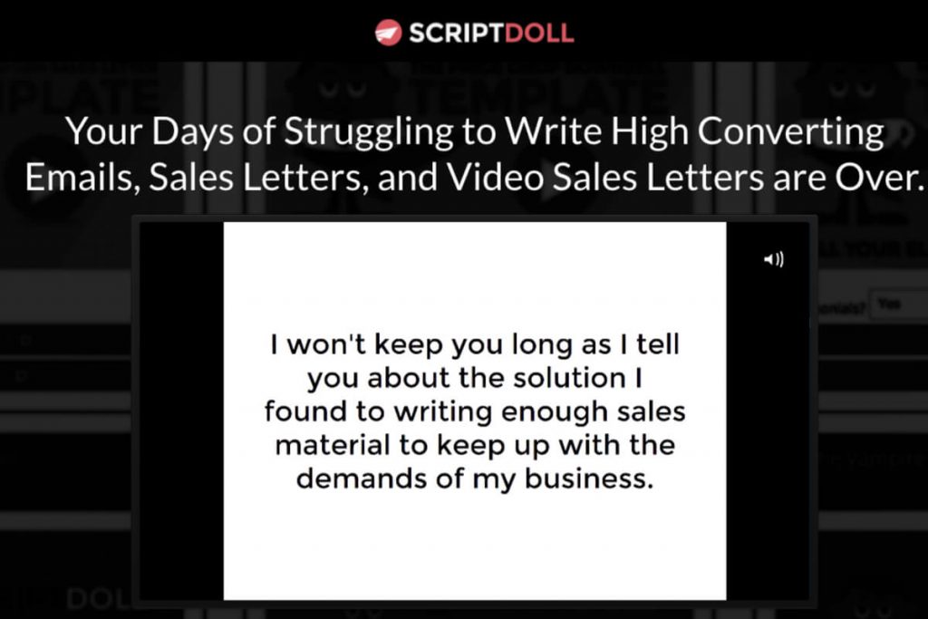 Script Doll copywriting software