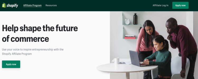 The Shopify referral program