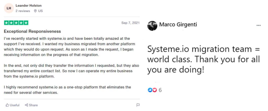 Systeme testimonial 1