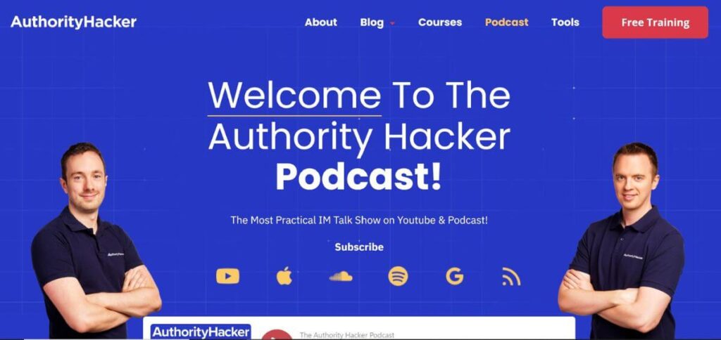 The Authority Hacker Podcast by Gael Breton and Mark Webster