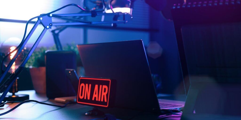 on air YouTube filming