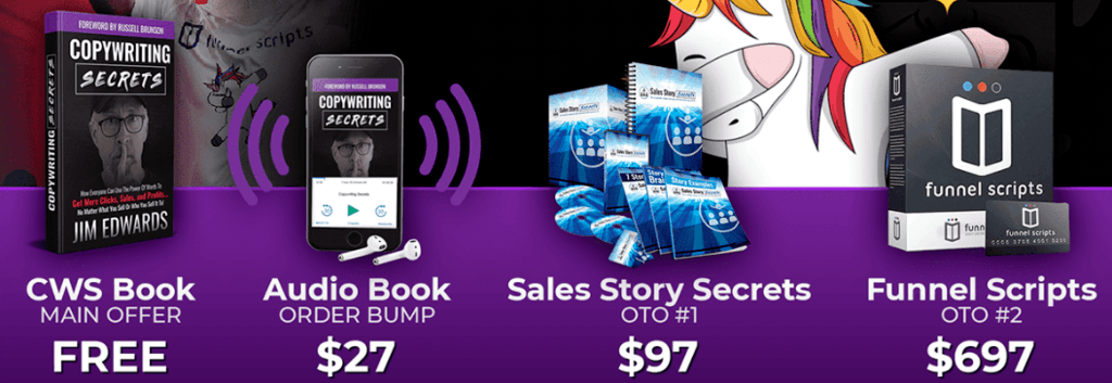 The book funnel with upsells