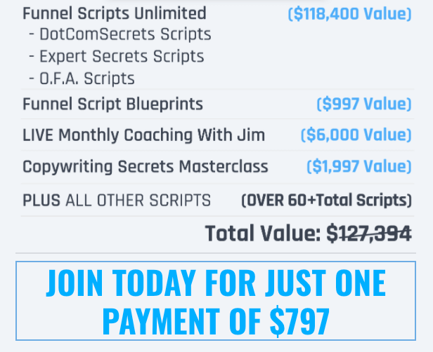 Funnel Scripts price