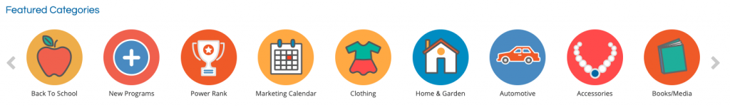 ShareASale category list